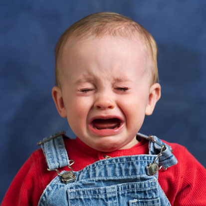 مخـاطر الضـرب على الوجـه Baby-crying