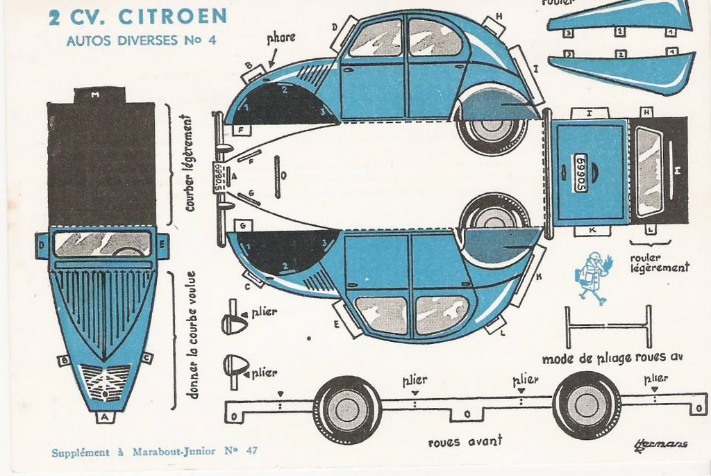 Para Imprimir y Armar!!!! Armar-citroen