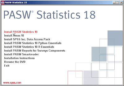 SPSS PASW Statistics 18.0 | 317 Mb Spss18_01