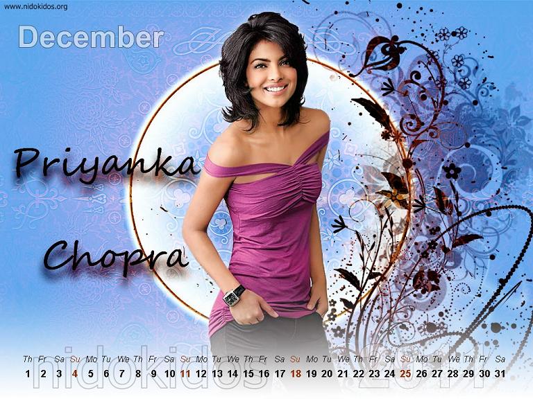 لعشاااااق بريانكا تشوبرا  Priyanka-chopra-wallpapers-desktop-calendar-2011-12