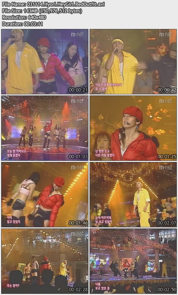 [DL][2003] Tổng hợp Perf quảng bá Vol.1 Stylish... E 031114HyoriHeyGirlRedOutfit