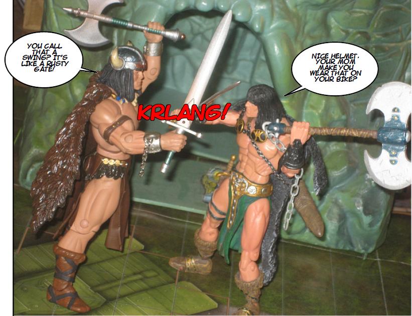 (Figura de ação] Conan e devorador Toy Bizz Vikor%2Bv%2BConan