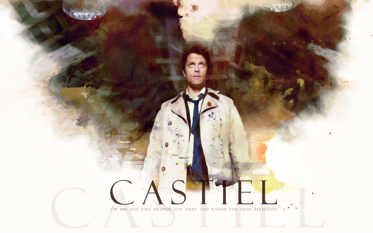 Veja uma ficha de personagem Castiel