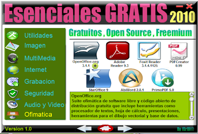 AIO Esenciales Gratis 2010, Sorprendete con los Programas FREEMIUM 7