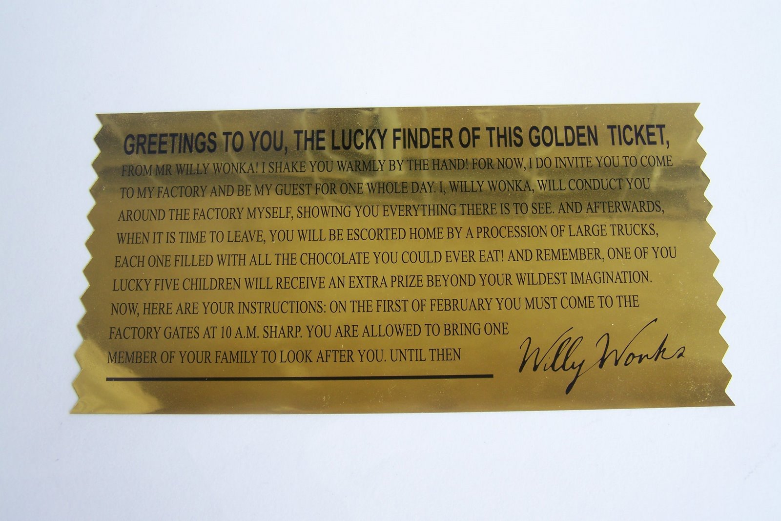 Golden Ticket - Replica Prop 100_2228