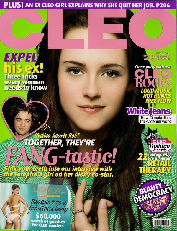 Kristen en  revista cleo 1