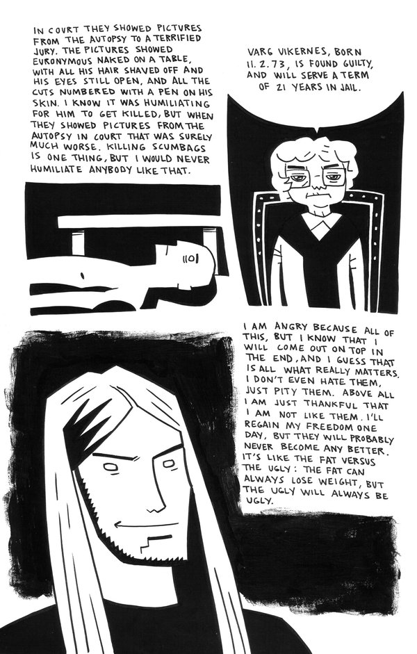 Varg vikernes cuenta como asesino a euronymous.. En un comic Legendary___varg_page_8