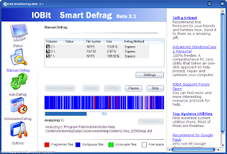 عملاق الغاء التجزئة المجاني smart defrag Windowslivewriteriobitsmartdefrag-8853smartdefrag-2007-05-09-154449