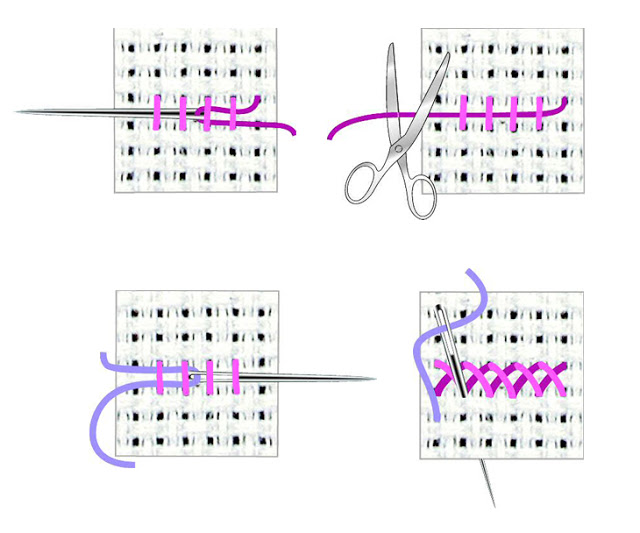 Tutorial de punto de cruz para principiantes 06