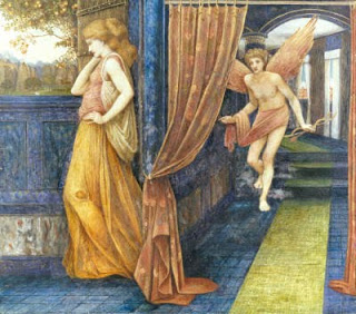 كيوبيد الحب Cupid-And-Psyche-John-Roddam-Spencer-Stanhope-213982