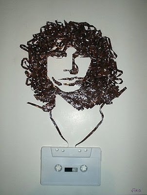 Cassette Reel Art Jim-morrison