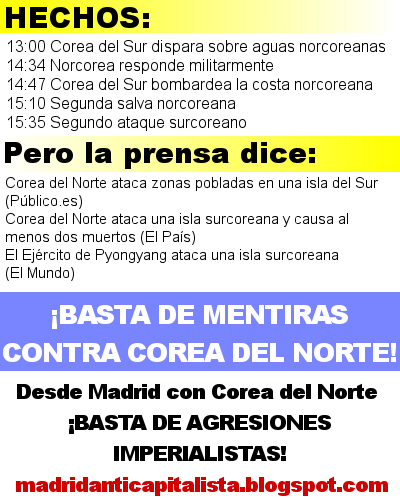 ¿Dejaremos a Corea del Norte sola? Contraagresionesimperialistasencoreadelnorte