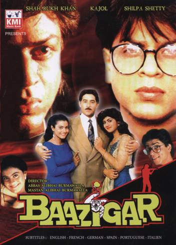 BAAZIGAR (1.993) con SRK + Jukebox + Vídeos Musicales + Sub. Español Baazigar