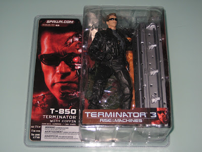 Terminator 3: Rise of the Machines  "T-850 Terminator 3 with coffin" by McFarlane 18