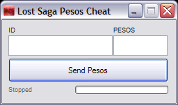 Lost Saga Trainer : Peso Cheat Screenshot