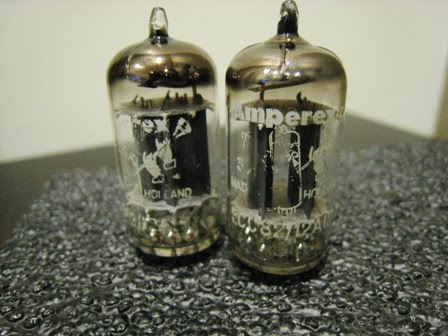 Amperex Bugle Boy ECC82/12AU7 pair tubes (Used)SOLD IMG_6947