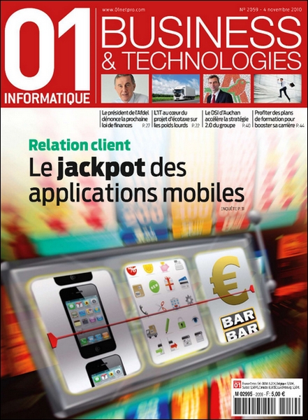 2010 - 01 Informatique – Business et Technologie N° 2059 – Jeudi 04 Novembre 2010 01B