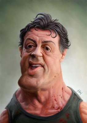 வித்தியாசமான "கேரிகாட்ஷர்" படங்கள் - நகைச்சுவை பதிவு... Stallone