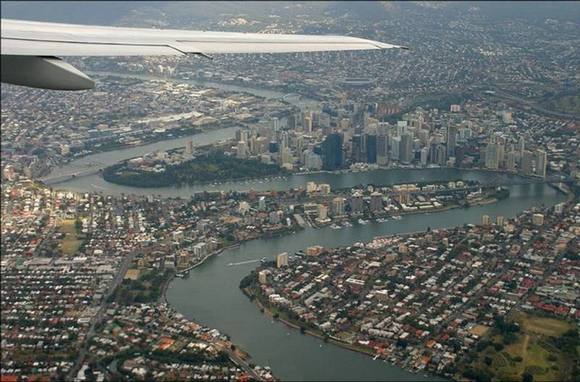 விமானத்தின் ஜன்னல் வழியே - வித்தியாசமான புகைப்படங்கள்... Australia-brisbane