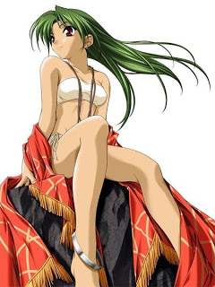 Aquamarina... Sexy_Green_Hair_Anime_Girl