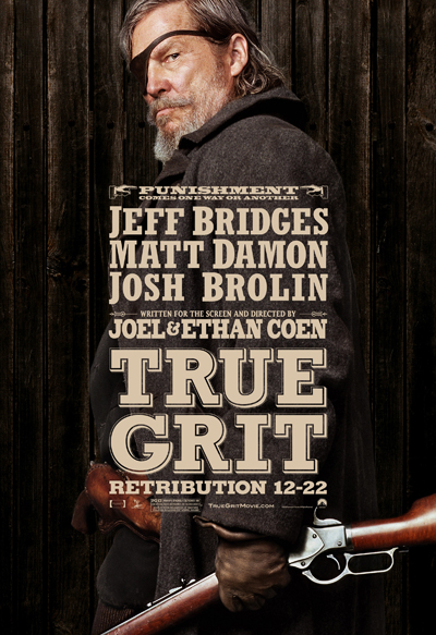 بانفراد تام فيلم الأكشن والمغامرة المميز True Grit 2010 مُترجم بنسخة DVDSCR بمساحة 264 ميجا على أكثر من سيرفر True-grit-2010-poster