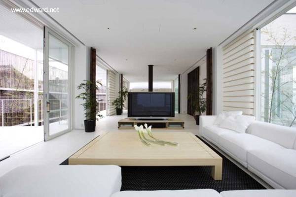 Tantos años...||Niall Horan||  Casa-moderna-japonesa-living