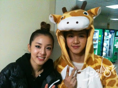 MBLAQ's Thunder is a giraffe? Giraffe