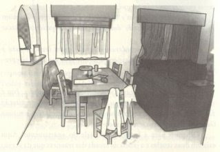 Analysing a crime scene: Apartment 5A MaddieDiningRoom