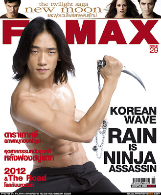 Rain en couverture du mag. Filmax magazine Filmaxmag