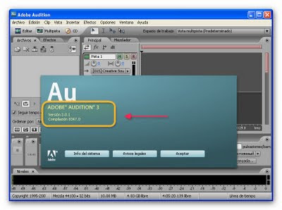 Adobe Audition v3.0.1 Build 8347 Micro Edition [Multilenguaje] + Medicina 2