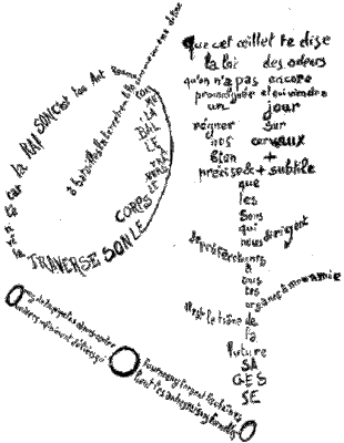 Calligramme de Guillaume Apollinaire Apollinaire04