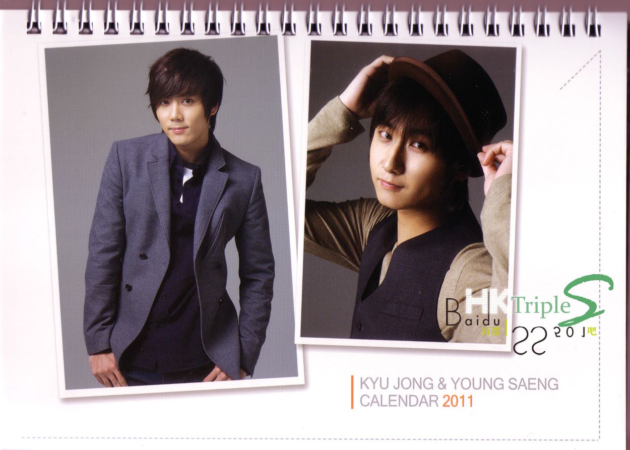 calendario 2011 kyu jon y young saeng 2