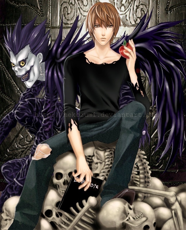 تقرير عن اروع انمي شفته بعد القناص....death note Death_note-2