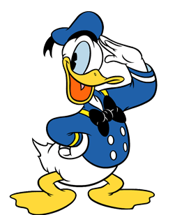 Disney or Cartoon Characters not A-Z Donald-duck