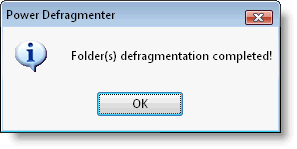 Defragmentation செய்ய இலவச மென்பொருள் - Power Defragmenter 3.0 Over