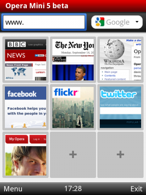 متصفح Native Opera Mini 5 beta لهواتف ويندوز موبايل Opera-mini-5-vga-speed-dial-300x400
