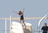 Nina Dobrev vacationing with friends in Saint-Tropez (July 21) BlC2CZBy