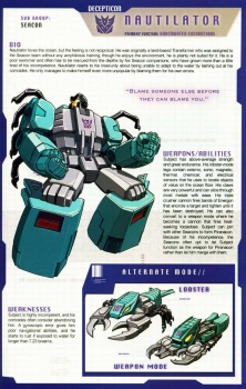 Encyclopédie Transformers des personnages Decepticons NMH7douw