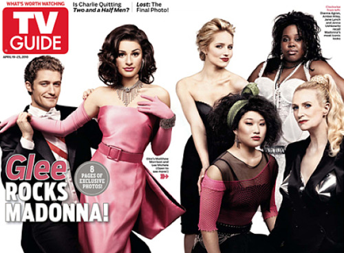 Las Chicas de GLEE recreando looks de Madonna para TV Guide Tumblr_l0rylmLbja1qbzurxo1_500