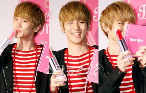 120229 Key @ Etude House Evento "Dear my lips-talk" Tumblr_m05881K3oc1qff7woo1_500