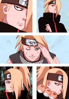 Preparativos de Deidara-Senpai. Tumblr_n8oh1gcKhS1qk95iao1_250