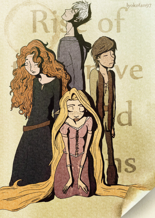 (Fan art) Merida, Rapunzel, Jack et Hiccup - The Big Four - Page 33 Tumblr_msd6d6RnBV1rvtq2jo1_500