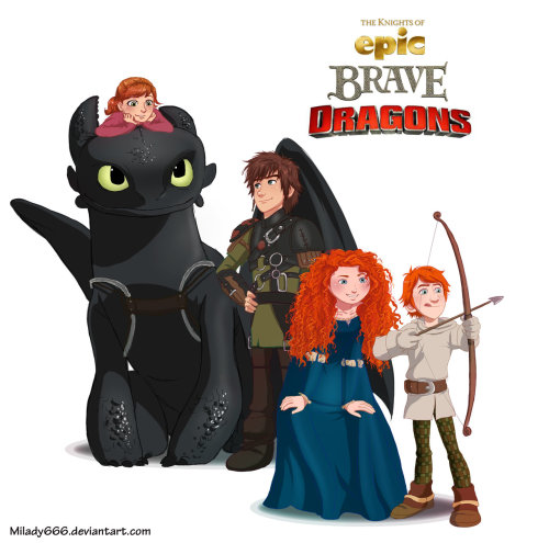 (Fan art) Merida, Rapunzel, Jack et Hiccup - The Big Four - Page 13 Tumblr_mtrmk1Tzen1s2bzfzo1_500