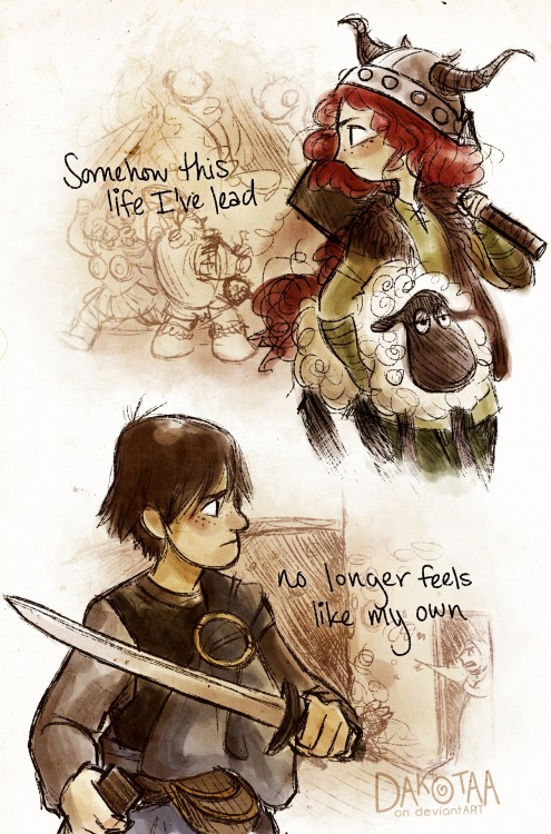 (Fan art) Merida, Rapunzel, Jack et Hiccup - The Big Four - Page 33 Tumblr_me1nebz0ye1rs2uvno1_500