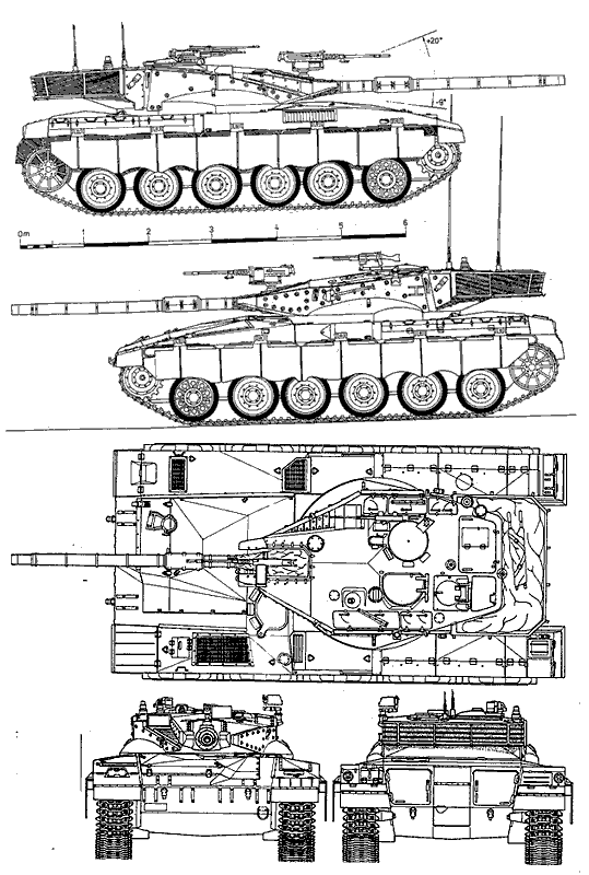 معلومات بسيطة عن الميركافا والصاروخ المضاد لها Merkava-ii