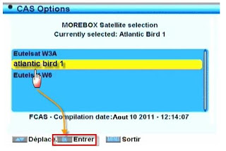 LA METHODE DE LA MISE A JOUR du SAMSAT HD 80 et La méthode d'activation du morebox intégré  SATELITES