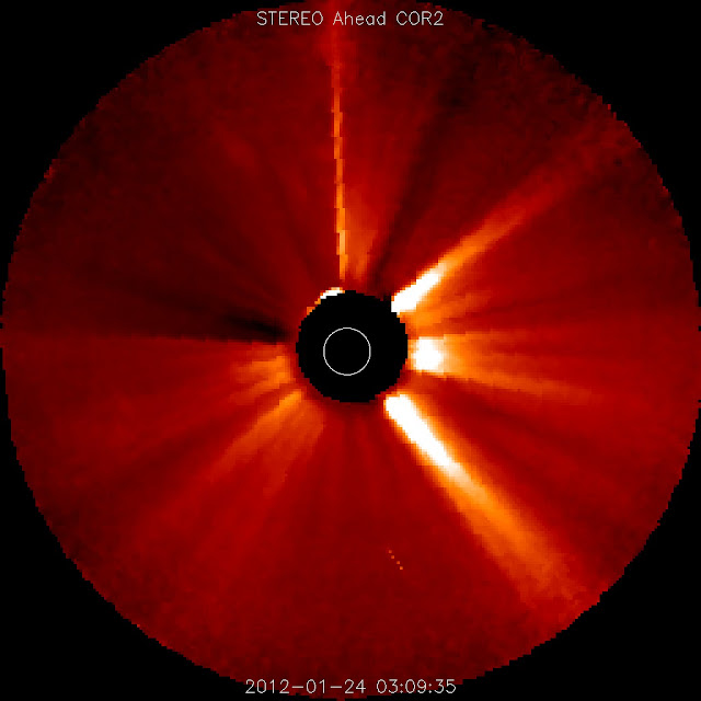 SEGUIMIENTO DEL ESTADO DEL SOL , MAGNETOSFERA Y SUCESOS ASTRONÓMICOS -Enero # 3 -2012 20120124_030935_n7c2A