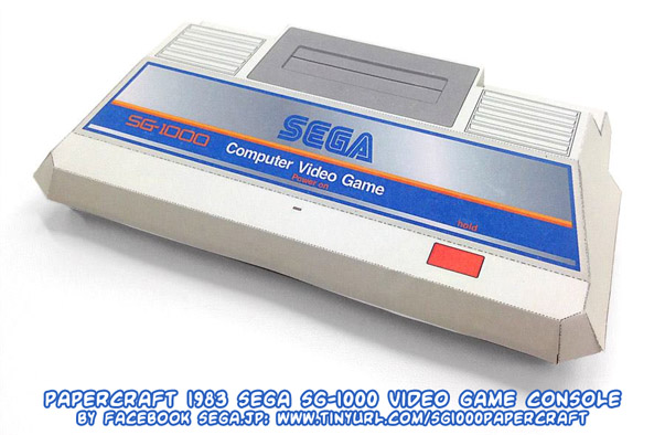 Sega SG-1000 Papercraftsegasg1000