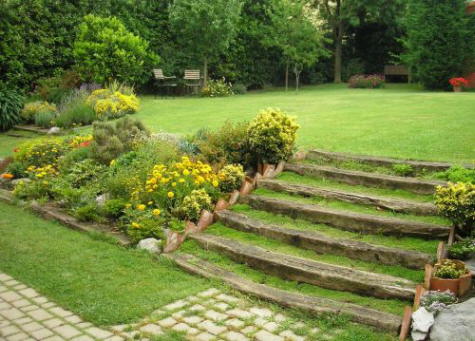    Jardín. Decorar-Jardines-con-piedras