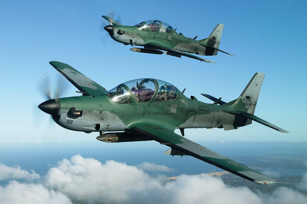 Avión fabricado en Brasil ganó contrato de defensa en Estados Unidos Super-tucano1